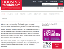 Tablet Screenshot of housing-technology.com